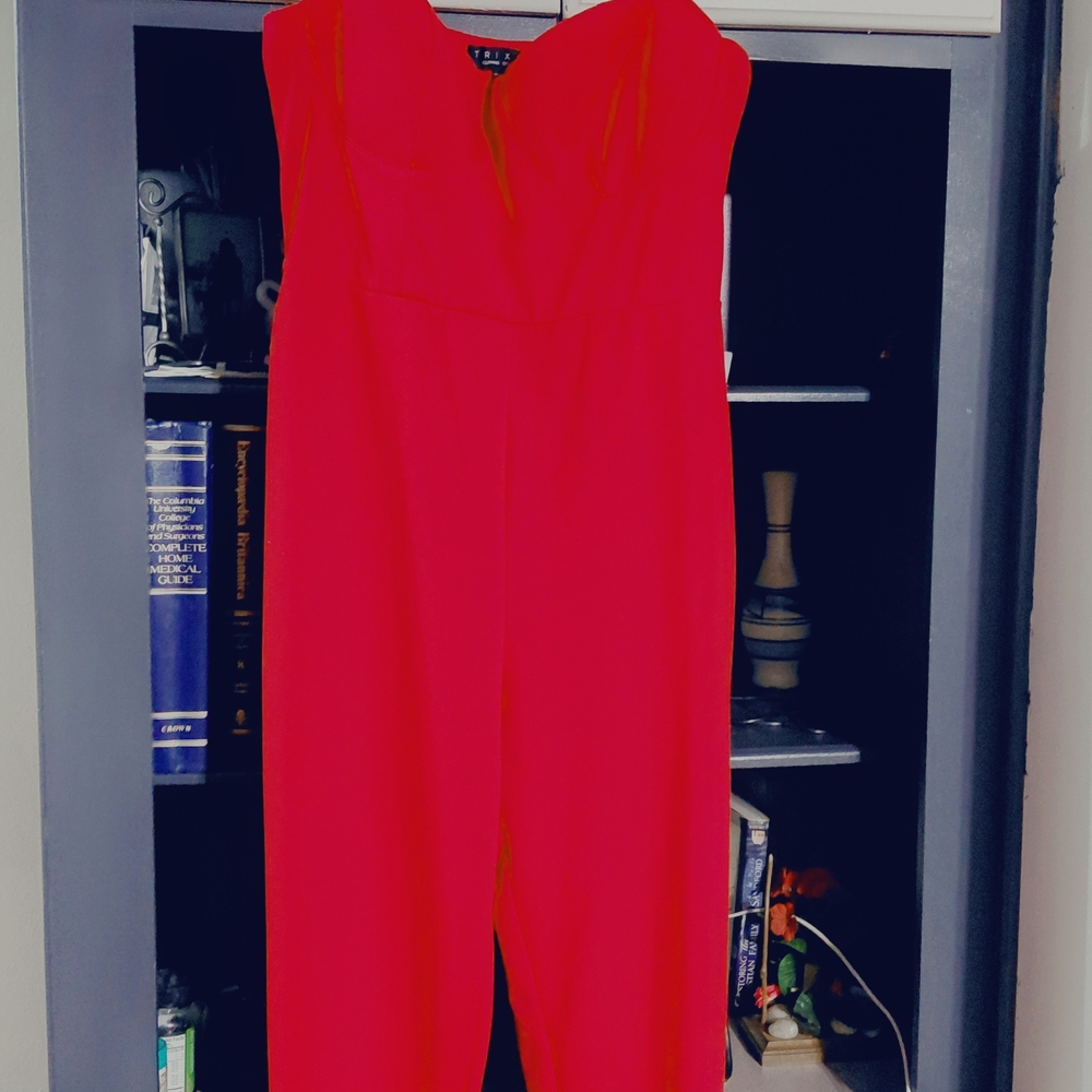 Matix Clothing Company Vibrant Red Jumpsuit